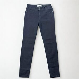 Angels Forever Young Jeans Women 6 Curvy Skinny Black Stretch Denim Mid Rise